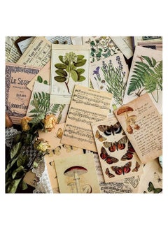 Y&D 40Pcs Vintage Style Postcards and Envelopes Set, Retro Nostalgic Memory Postcard Creative Cowhide Old English Writing Greeting Card Photography Props DIY Paper for Handicrafts  - Image 1