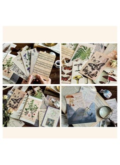 Y&D 40Pcs Vintage Style Postcards and Envelopes Set, Retro Nostalgic Memory Postcard Creative Cowhide Old English Writing Greeting Card Photography Props DIY Paper for Handicrafts  - Image 3