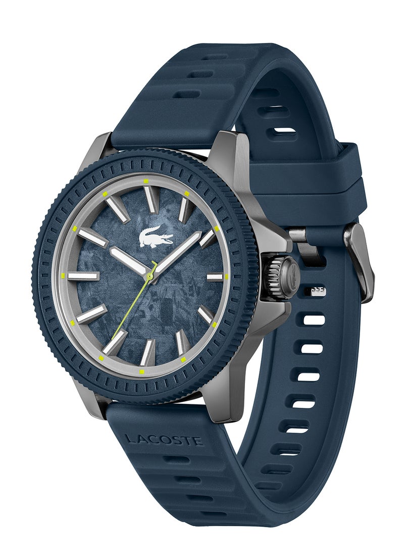 LACOSTE LACOSTE ROUND ANALOG MEN'S BLUE CASE WATCH - 2011356  - Image 1