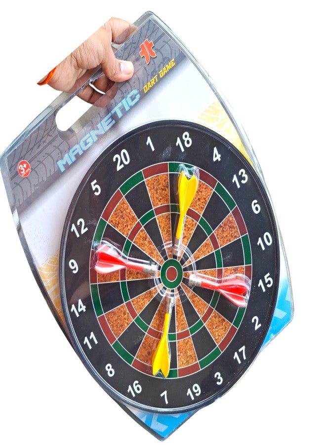 JNiL Magnetic Dart Board Set for Kids and Adults - with 4 Magnet Darts - Safe Indoor and Outdoor Dart Game for Ages 3+ - Fun Gift for Boys and Girls - Image 2