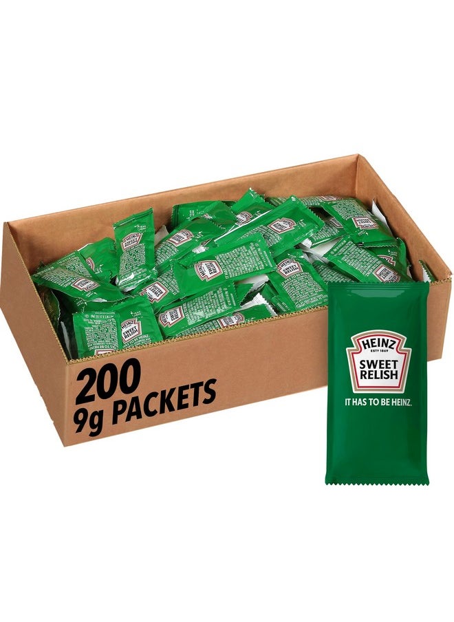 Heinz Heinz Sweet Relish Single Serve Packet (0.31 oz [9g] Pouches, Pack of 200)  - Image 1