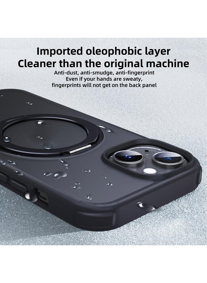 زبون جراب لهاتف iPhone 12 Pro مع حامل MagSafe من البولي كربونات والبولي يوريثين الحراري الهجين - Image 5