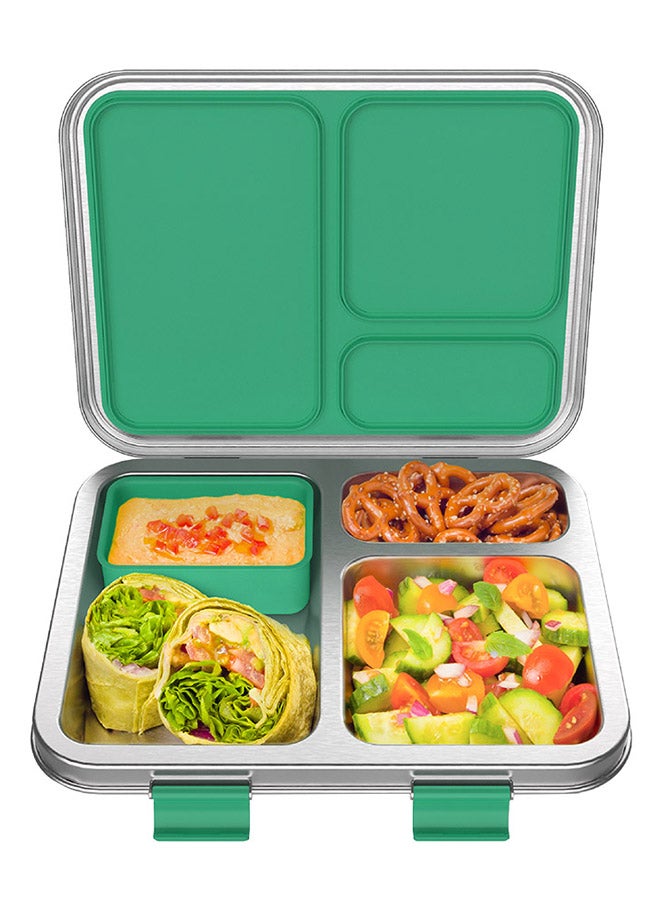 Bentgo Kids Stainless Steel Lunch Box - Green  - Image 1