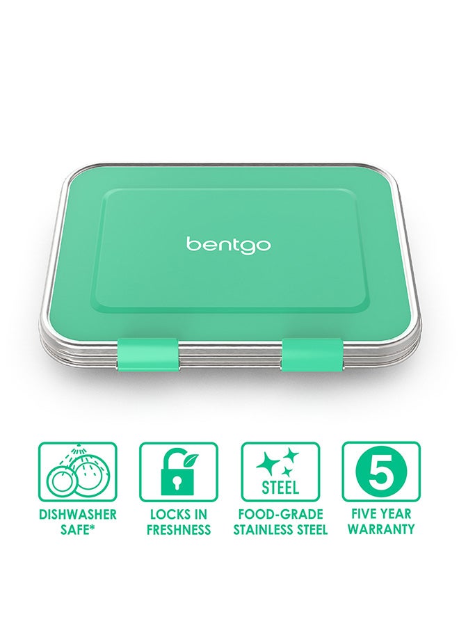 Bentgo Kids Stainless Steel Lunch Box - Green  - Image 4