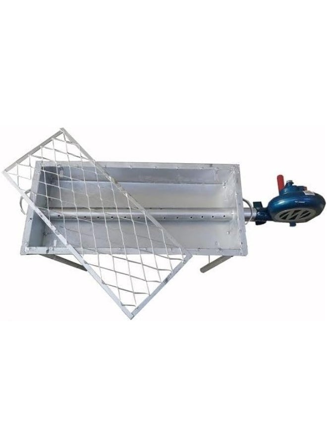 GO2CAMPS GO2CAMPS Barbeque Grill with Blower and Fan ,Long Leg, Large, Black  - Image 3