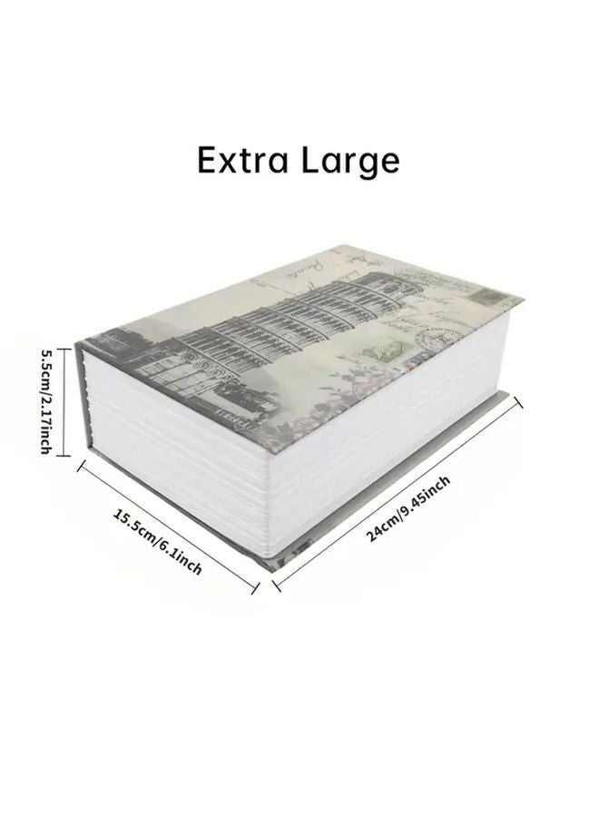 Extra Large Hidden Book Safe With Combination Lock For Valuables Documents Jewelry Cash - Image 4
