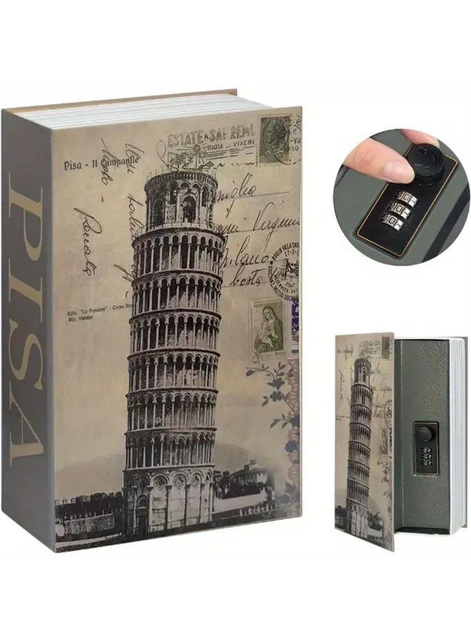 Extra Large Hidden Book Safe With Combination Lock For Valuables Documents Jewelry Cash - Image 2