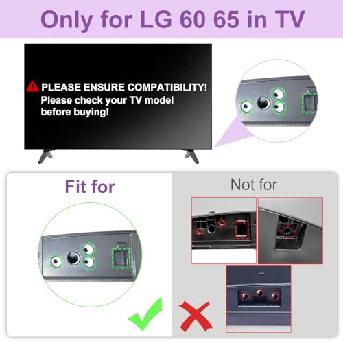Maozhren 60 65 بوصة 60UQ/65UQ سلسلة حامل تلفزيون لأرجل تلفزيون LG لنماذج 60UQ7900PSB 60UQ8000PSB 60UQ9000PSA 65UQ7400PSF 65UQ7500PSF 65UQ7900PSB 65UQ7950PSB 65UQ8000PSB 65UQ8050PSB أرجل بديلة لتلفزيون LG مع برغي - Image 3