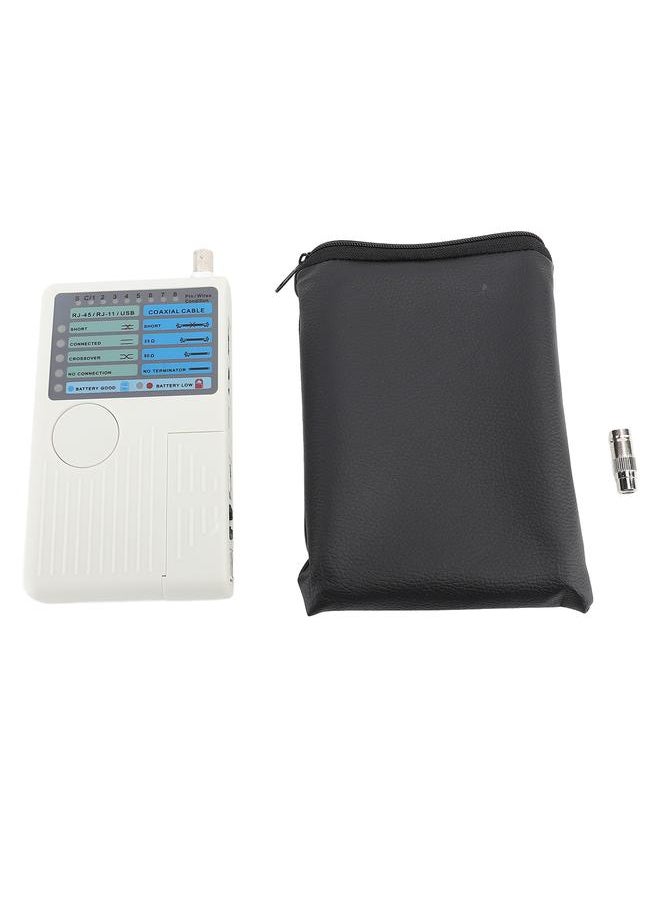Thoraya Remote Network Cable Tester 4 in 1 Handheld Portable USB BNC RJ11 RJ45 LAN Cable UTP STP Wire Tester  - Image 1