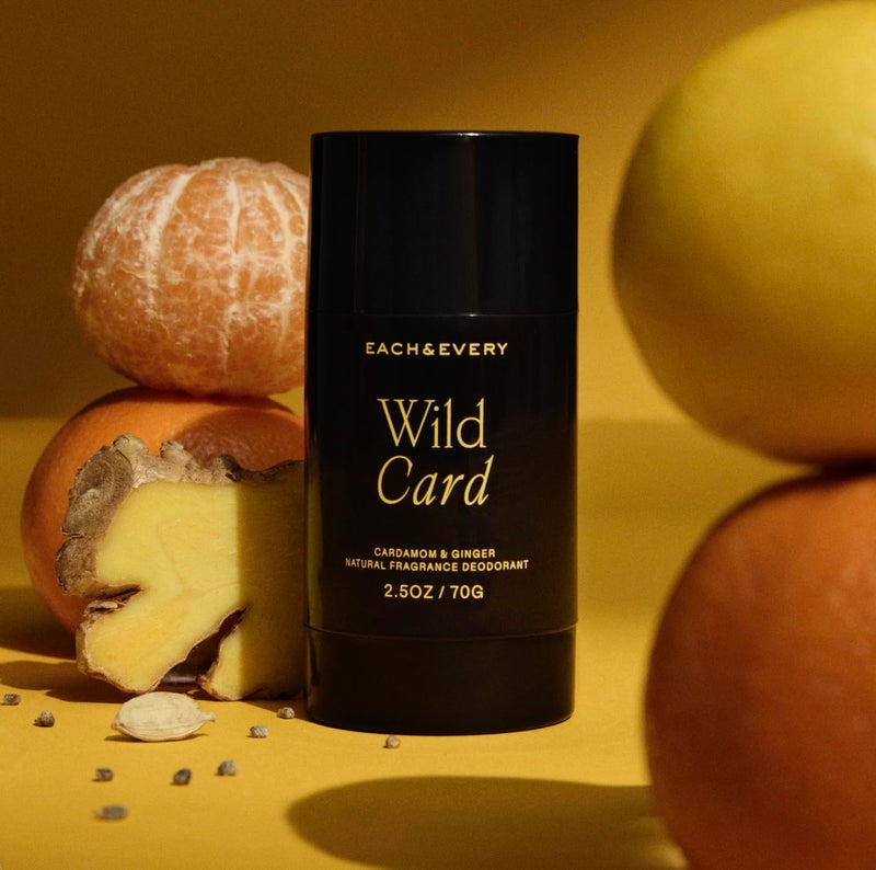 Each & Every All Natural Deodorant for Women & Men - Sensitive Skin, Vegan, Baking Soda & Aluminum-Free Deodorant - Clean Long Lasting Odor Control - Cardamom & Ginger Natural Fragrance (2.5oz, 2pk) - Image 2