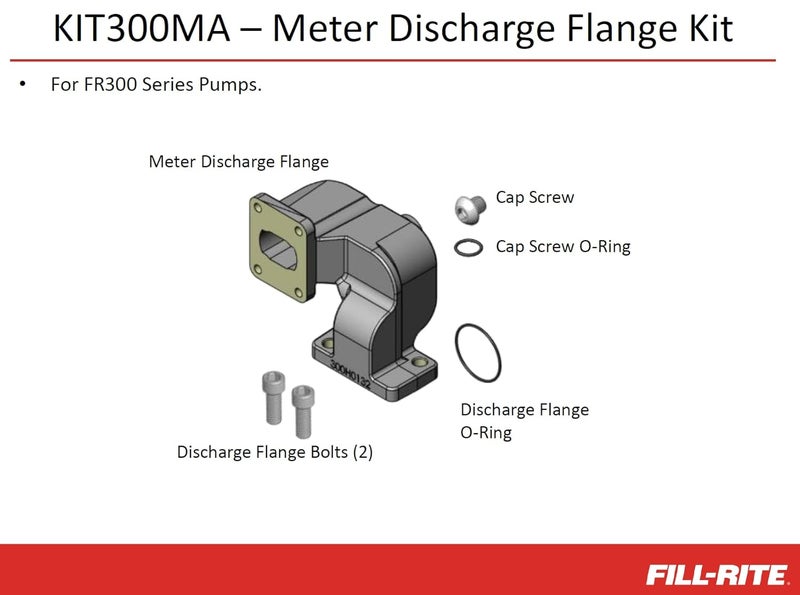 FILL RITE KIT300MA Meter Discharge Flange Kit for FR300 Series Pumps - Image 2