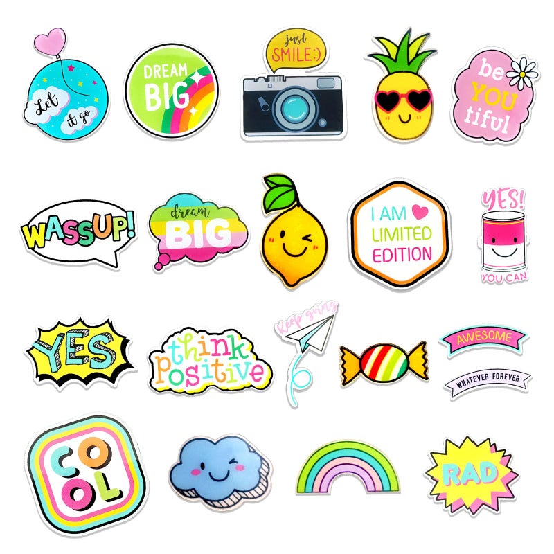 20Pcs Cute Pins for BackpacksAcrylic Brooch PinInspirational Lapel PinsPlastic Fruit Cartoon Brooch Pin Decoration Lapel PinBadges Brooch Pins for DIY Jewelry CraftsClothing Bags Jackets