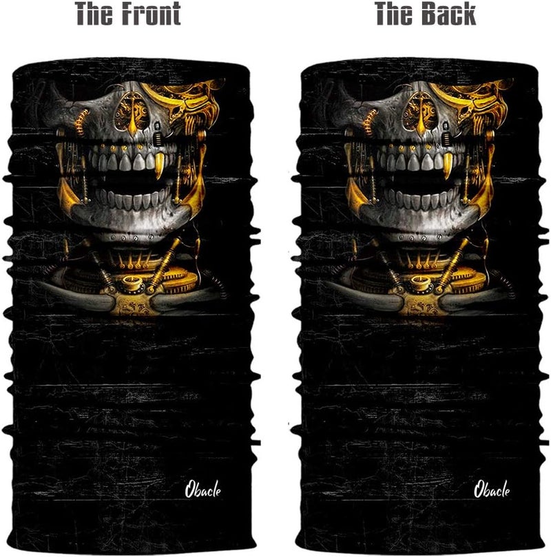 Obacle Skull Face Mask for Dust Wind Sun Protection Men Women Motorcycle Riding - Image 3