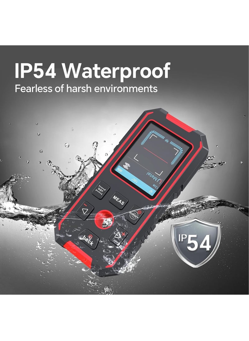 NOYAFA - 3 in 1 Stud Finder Wall Scanner with Laser Level & Laser Distance Meter, IP54 Wall Detector for Wood AC Live Wire Metal Studs Detection, Rechargeable Rangefinder, Automatic Calibration & Data Storage - Image 1