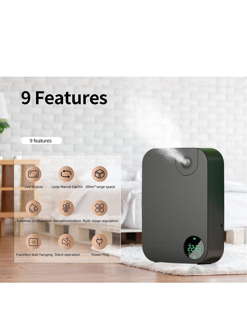 Captaintech Scent Air Machine, Professional Fragrance Nebulizing Diffusion System, LCD Touch Panel, Waterless Aromatherapy Diffuser Cover Up to 3000 sq ft. Noise<35dba. Cycle Timing Mode - Image 2
