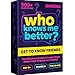 QUOKKA Family Board Games for Adults and Teens Who Knows Me Better Classic Family Trivia Card Game with 95 Cards Fun Guessing Game for 15 Year Olds - Image 2