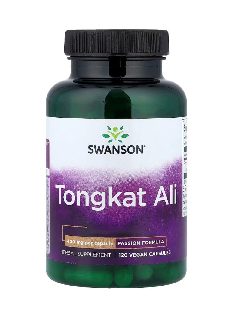 SWANSON Tongkat Ali 400 mg 120 Vegan Capsules - Image 1