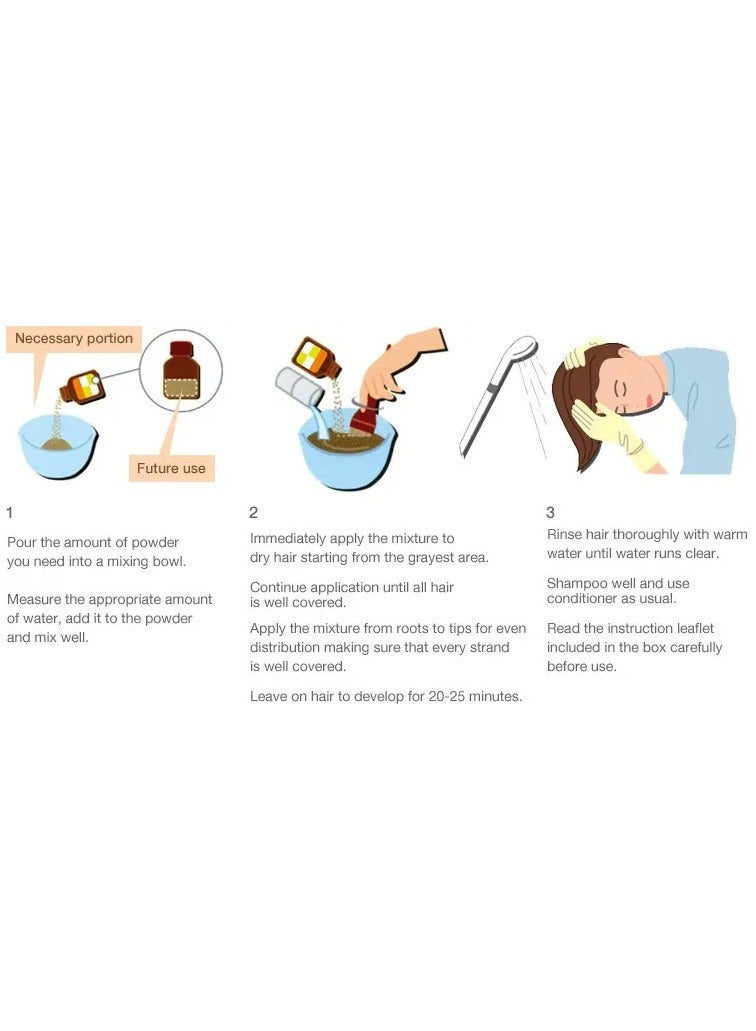 Bigen Permanent Powder Hair Color 76 Copper Brown 6 G - Image 2