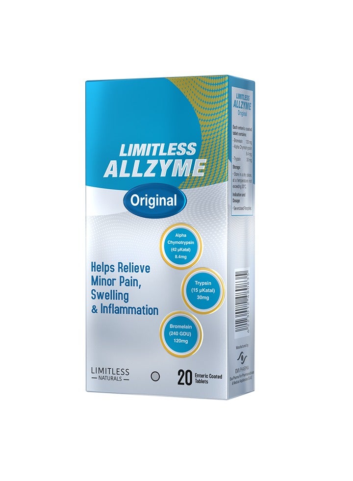 EVA PHARMA Limitless Allzyme Original 20  Tablets - Image 1