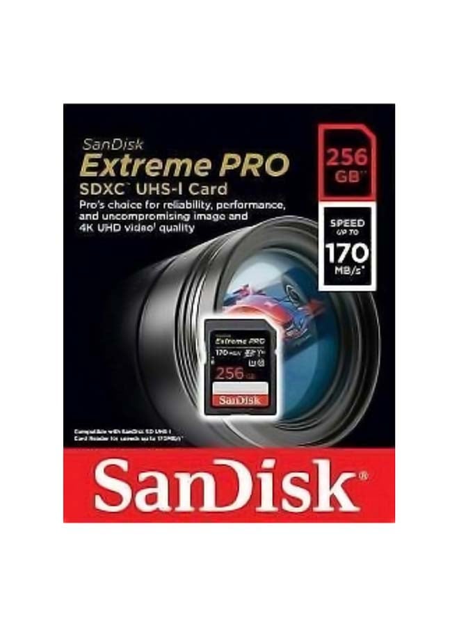 sandisk Extreme PRO SDXC Memory Card up to 170MB/s, UHS-I 265gb, Class 10, U3, V30 - Image 5