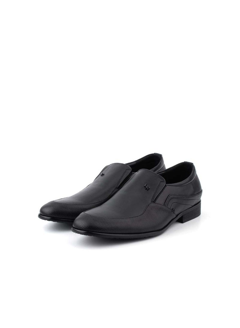 LARRIE - LARRIE Smart Formal Slip On Men Shoes - (Black) - Image 1