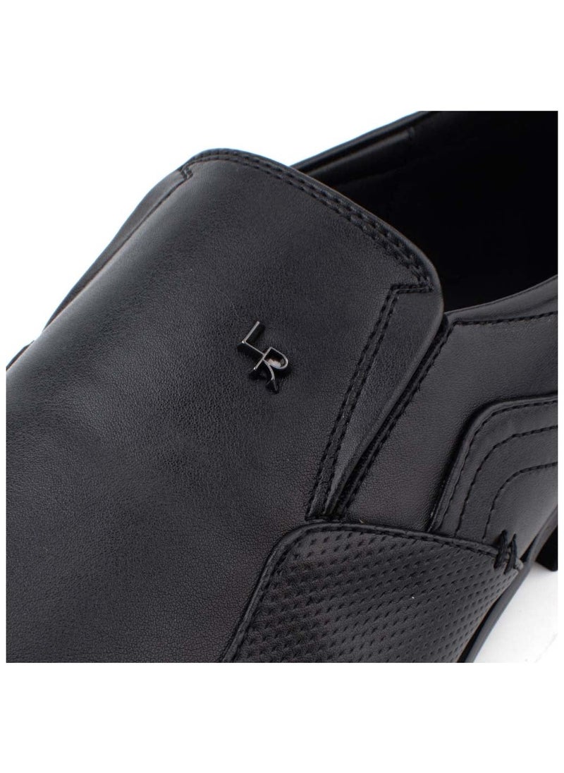 LARRIE - LARRIE Smart Formal Slip On Men Shoes - (Black) - Image 1