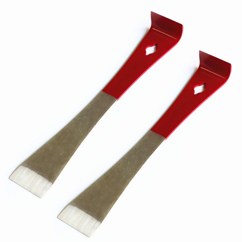 WEICHUAN 2PCS Stainless Steel Hive Scraper Tools - Beekeeping Equipment Bee Hive Hand Tool for Beekeeper - Image 1