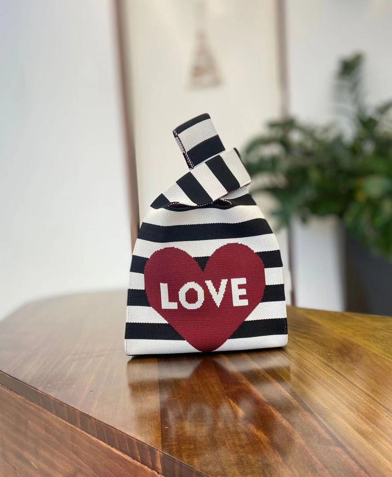 Cute Women'S Bag Outgoing Fashion Portable Storage Bag Knitted Bag Hand Gift Bag Women'S Portable Tote Bag - Image 1