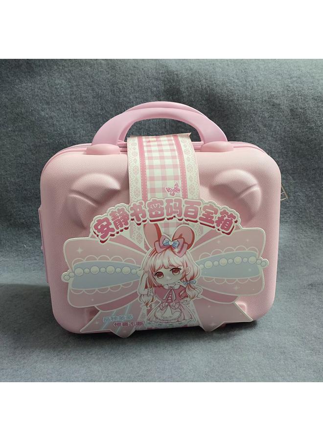 Bluejw Hand Account Suit Gift Box Girl's Heart Cute Hand Account Book Children's Full Set Of Goo Card Stickers Suitcase Surprise Treasure Box - Image 1