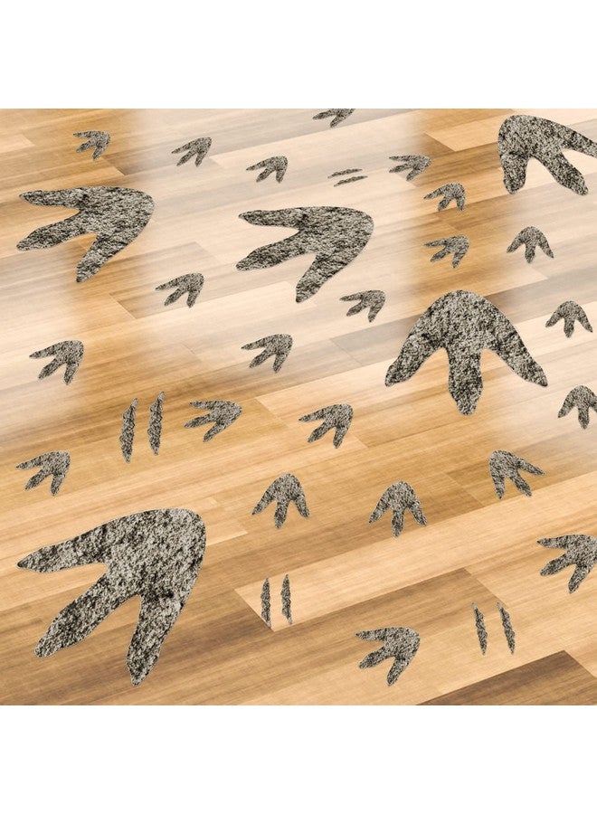 KFPPLXQ 90 Realistic Dinosaur Footprints - Wall Decals for Kids, Classroom, School Playroom, Baby Nursery, Bedroom, Home (3 Sizes) - Image 4