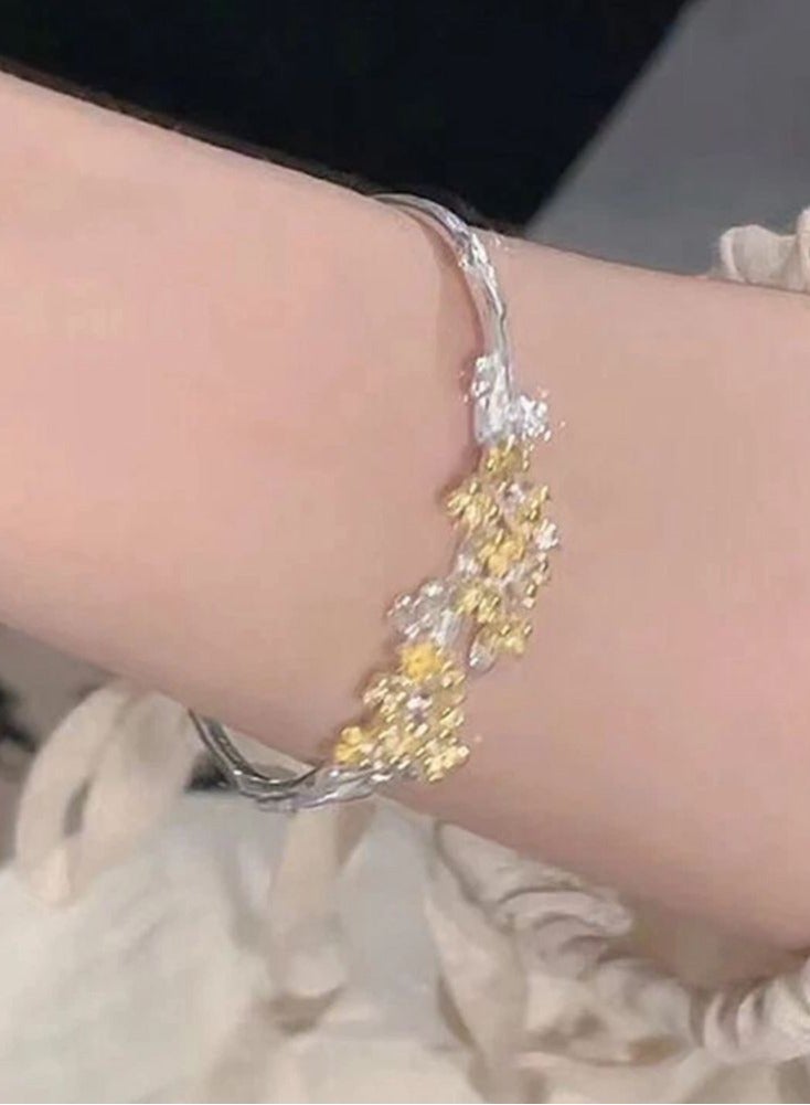 سيمهو سوار فاخر متقدم خفيف من حجر أوسمانثوس المحظوظ قابل للتعديل - Image 2