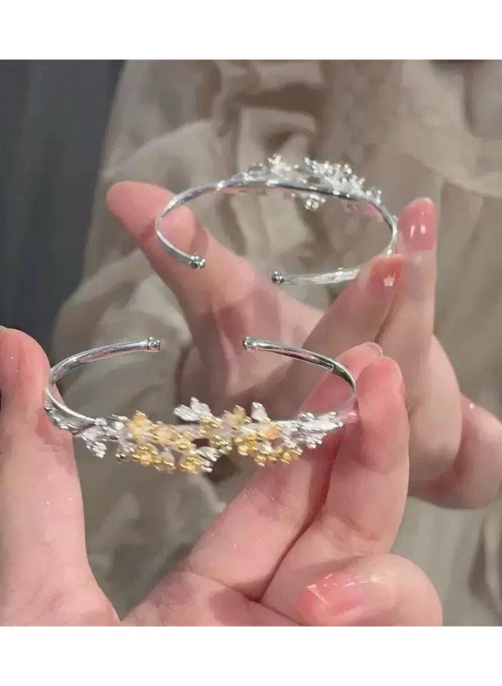 سيمهو سوار فاخر متقدم خفيف من حجر أوسمانثوس المحظوظ قابل للتعديل - Image 3