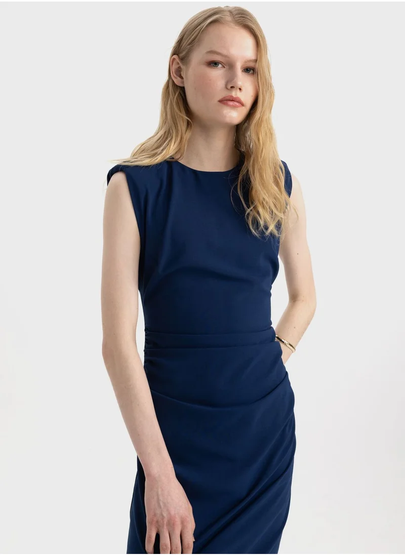 DeFacto Bodycon Round Collar Aerobics Sleeveless Midi Shor