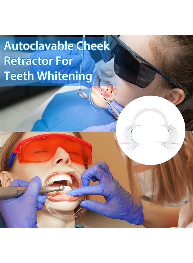 EZGO 20 Pieces (Size M) C-Shape Teeth Whitening Cheek Retractor, Disposable Dental Mouth Opener, Dental Lip Cheek Retractor for Mouthguard Challenge Game - Image 5