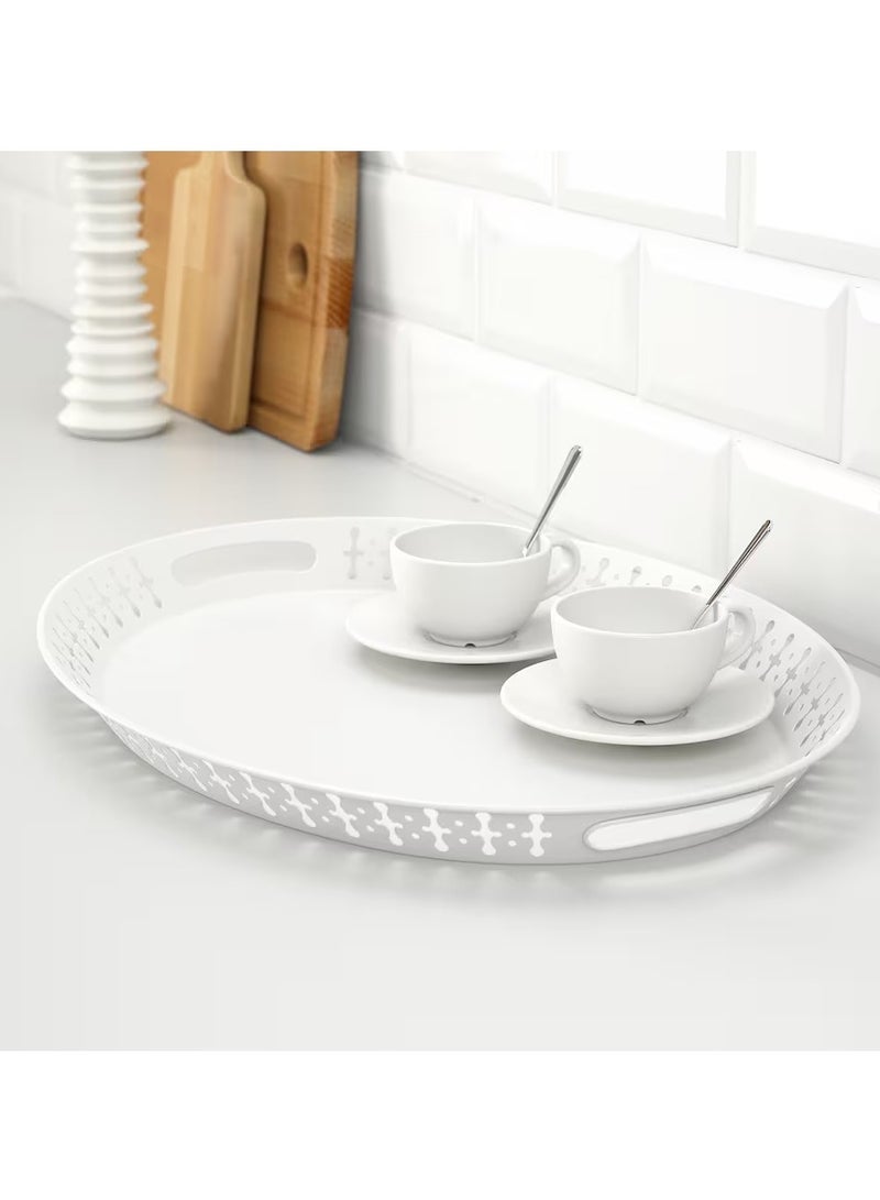 co arma Sturdy metal decorative tray 52*39 cm - Image 1