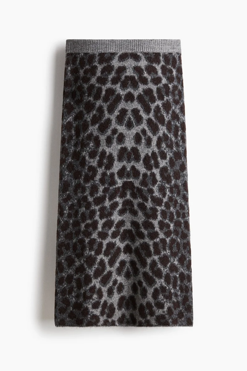 H&M Jacquard-knit skirt