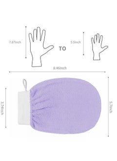 Prime by javaudan Bath Loofah Scrub for Removing Dry Dead Skin Cells and Body Cleaning Reusable 3 pcs  - Image 4