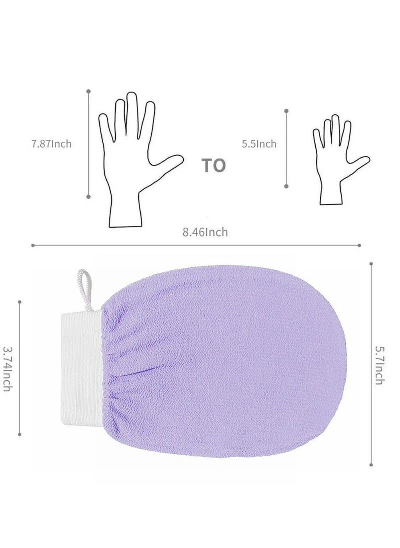 Prime by javaudan Bath Loofah Scrub for Removing Dry Dead Skin Cells and Body Cleaning Reusable 3 pcs  - Image 4
