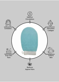Prime by javaudan Bath Loofah Scrub for Removing Dry Dead Skin Cells and Body Cleaning Reusable 3 pcs  - Image 3