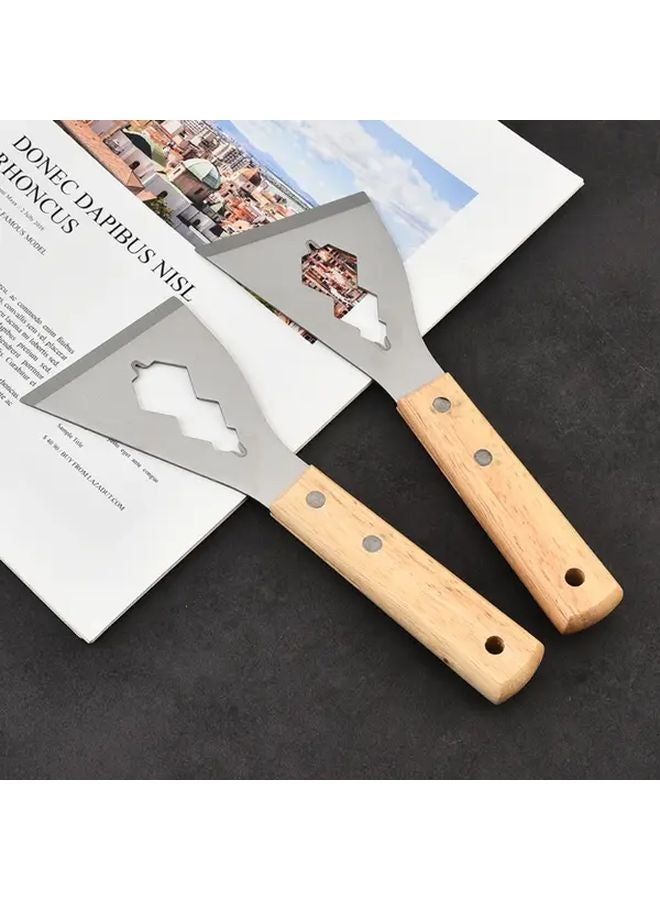 1pc Heavy Duty Paint Scraper Removal Tool Ergonomic Handle Serrated Blade Metal Wood - Image 1
