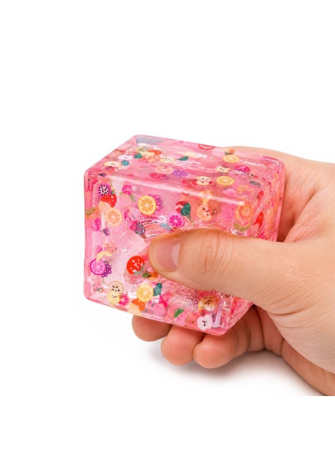 CGS Slow-Bounce Ice Cube Slime Sensory Toy – Assorted Colors - Image 3