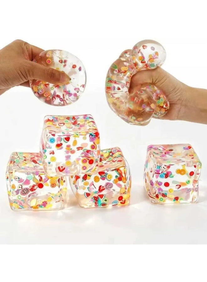 CGS Slow-Bounce Ice Cube Slime Sensory Toy – Assorted Colors - Image 4
