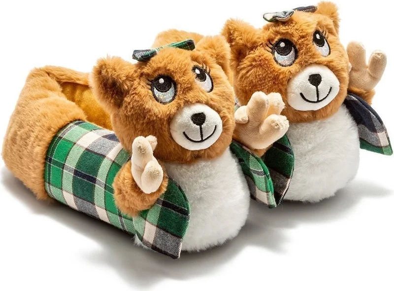 Twigy Yogi Women's, Waiter Boy Animal Slippers Brown 36/41 CC0626