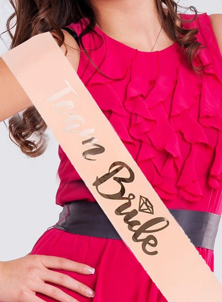 CATANES Team Bride Party Wedding Decorations Party Favors Accessories Pink - Image 1