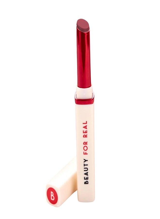 Beauty For Real Lip Revival Essential Hydration Serum Lipstick, Neutral - Lightweight & Hydrating - Contains Hyaluronic Acid, Mango Butter, and Nourishing Plant Oils - Image 1