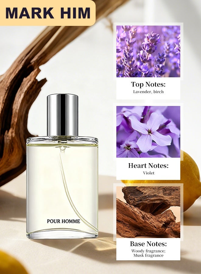 MARK HIM Perfume Gift Set for Men Eau de Parfum (3x30mL) Luxury Fragrance Gift Set Long-Lasting Perfume Woody Citrus & Musk - Image 5