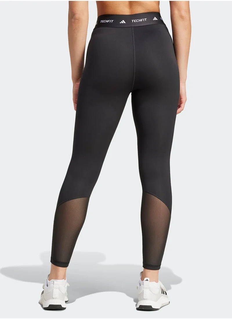Adidas Tf 3S 7/8 L Black Training Tights For Women 2XS