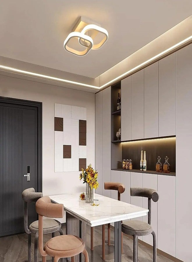 Desidiya Modern Dimmable Minimalist LED Pendant Light, Modern Flush Mount Fixture with Adjustable Light, Three Color Dimming for Bedroom, Living Room, and Dining Room False Ceiling Pendant Light - Image 5