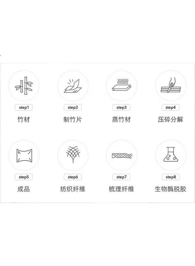 FIRS Men'S Long Sleeve Bamboo Fiber Shirt New Casual Business Formal Wrinkle-Resistant Non-Iron Shirt White 43 - Image 2