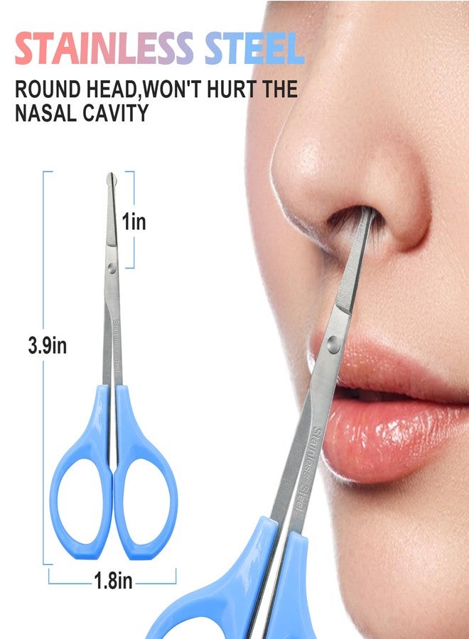 KAJUDA 2 Pcs Eyebrow Scissors for Women， Small Scissors Beauty for Facial Hair, Beard, Ear, Nose, Moustache， Stainless Steel - Image 3